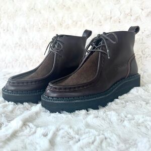 Women’s Y’s  Brown Leather Ankle Boots